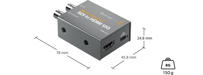 Micro Converter SDI to HDMI 12G 